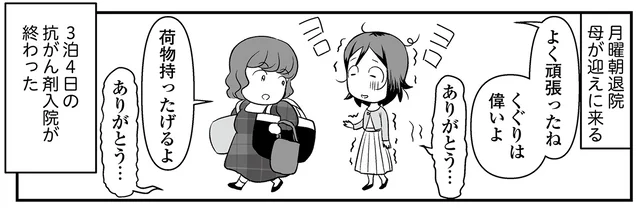 3泊4日の抗がん剤入院を経て起こる体の変化。倦怠感に味覚障害、やっぱり辛すぎる！／痔だと思ったら大腸がんステージ4でした（10）