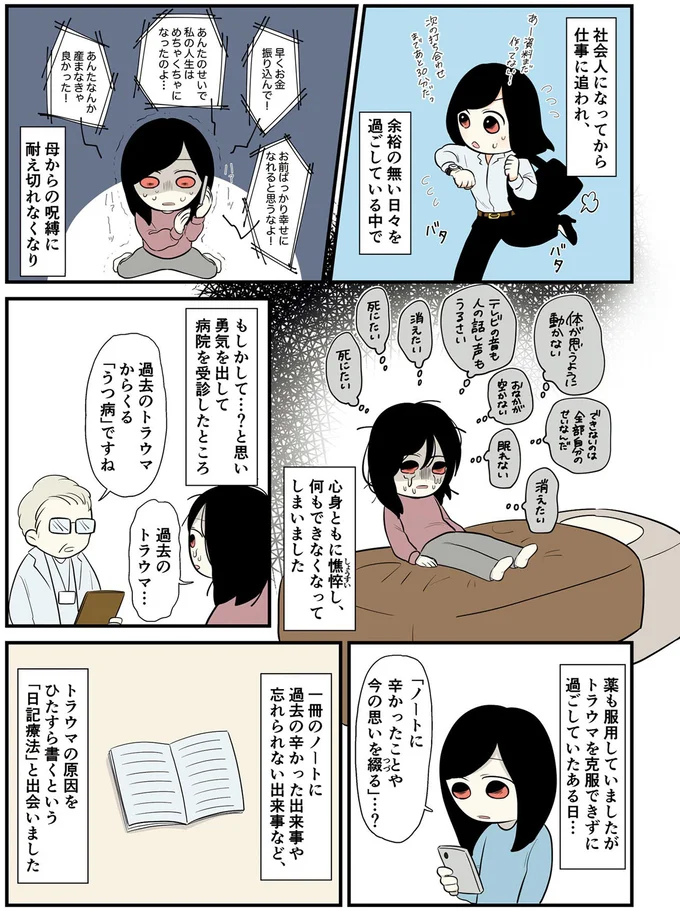 心身ともに憔悴し、何もできなくなってしまいました