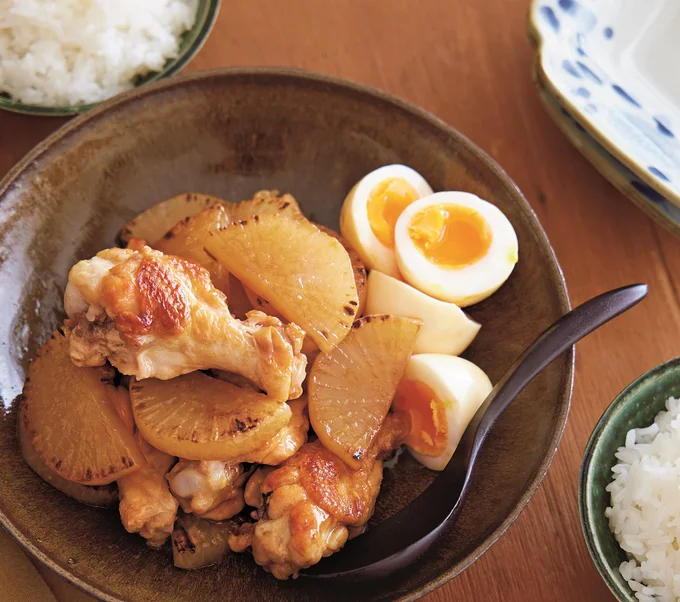 焼いて煮込むからこうばしいとっておきの焼き煮込み