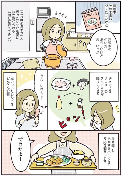 考え抜いたレシピを出してみて反応を観察！