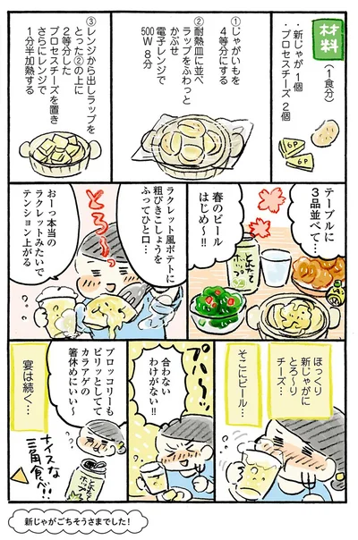 『おひとりさまのあったか1ヶ月食費2万円生活　四季の野菜レシピ』より