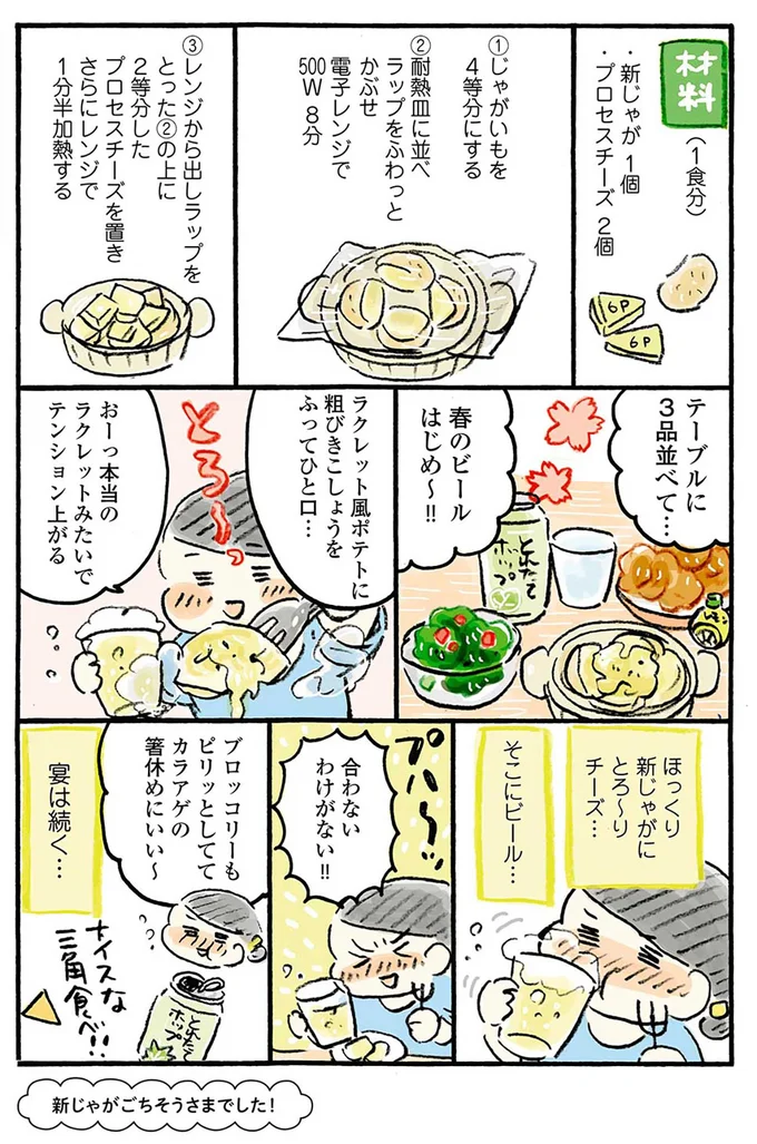 『おひとりさまのあったか1ヶ月食費2万円生活　四季の野菜レシピ』より