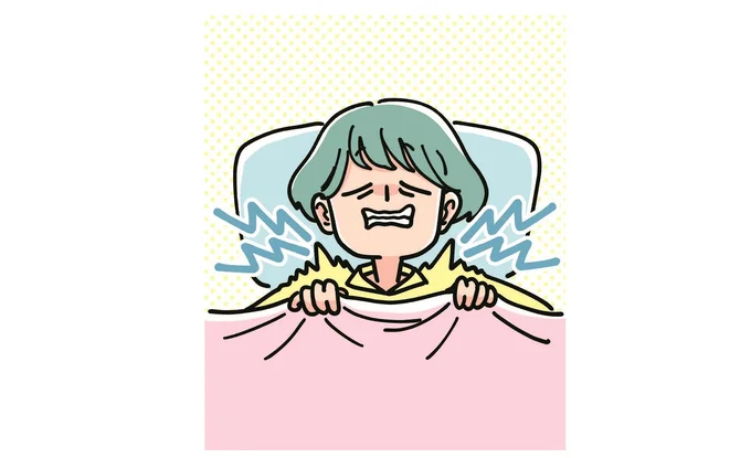 睡眠中の食いしばりで、首や肩が凝る