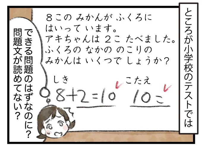 問題文が読めてない?