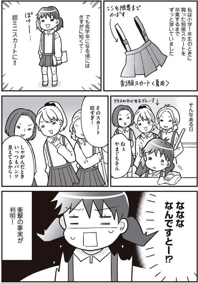 超ミニスカートに！！