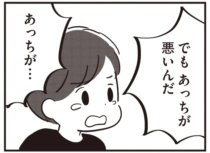 あっちが悪いんだ!