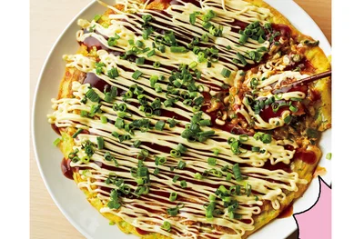 とろ～りチーズでコクをプラス！「長いもチーズお好み焼き」
