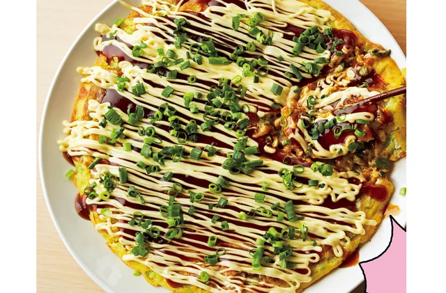 とろ～りチーズでコクをプラス！「長いもチーズお好み焼き」