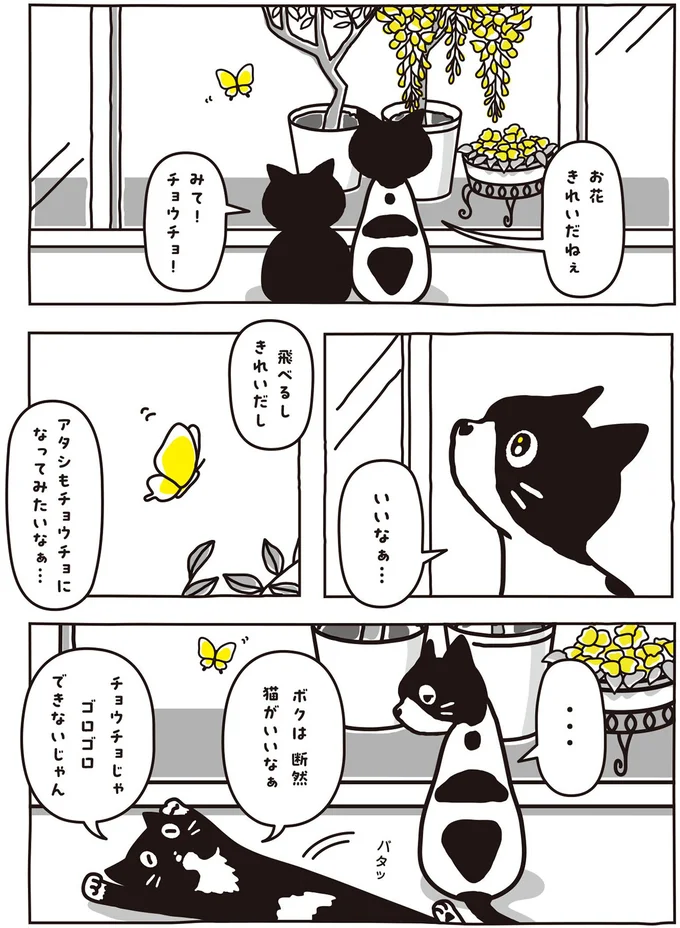 アタシもチョウチョになってみたいなぁ…