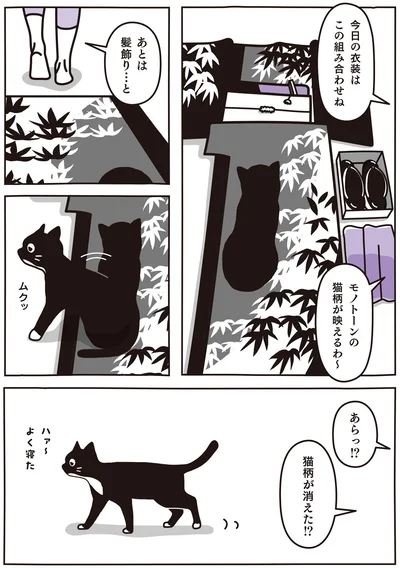 猫柄が消えた！？