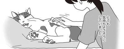 とても気持ちよさそうにしていました