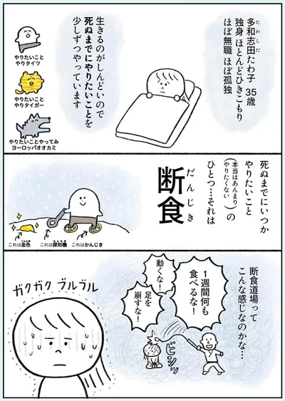 『生きるのがしんどい女が「死ぬまでにやりたいことリスト」を消化していく話』より