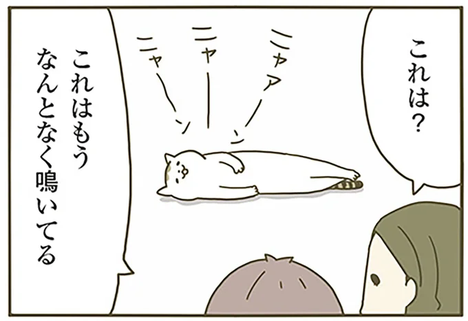 なんとなく鳴いてる