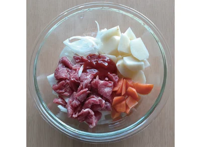 ラップをして電子レンジで10分加熱