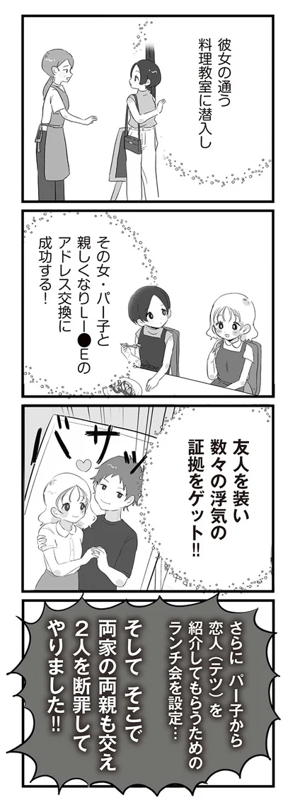 友人を装い数々の浮気の証拠をゲット！！