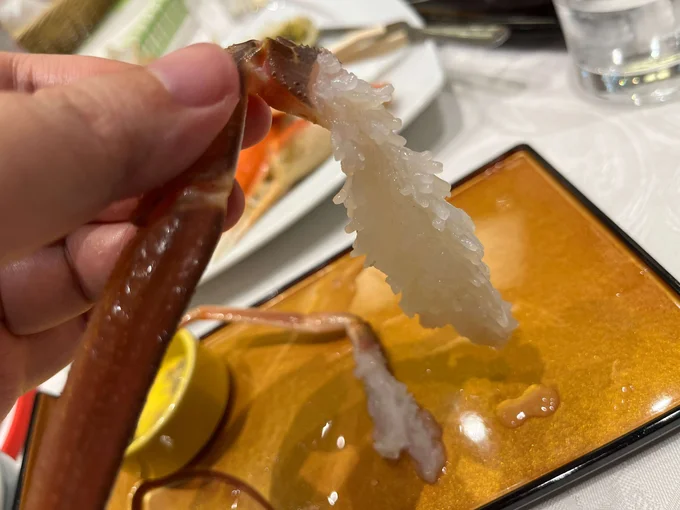 カニミソにつけて食べてもおいしい!