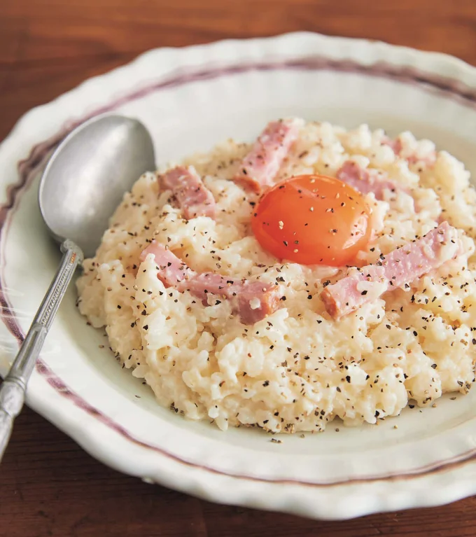 5分でできる「レンチンカルボご飯」