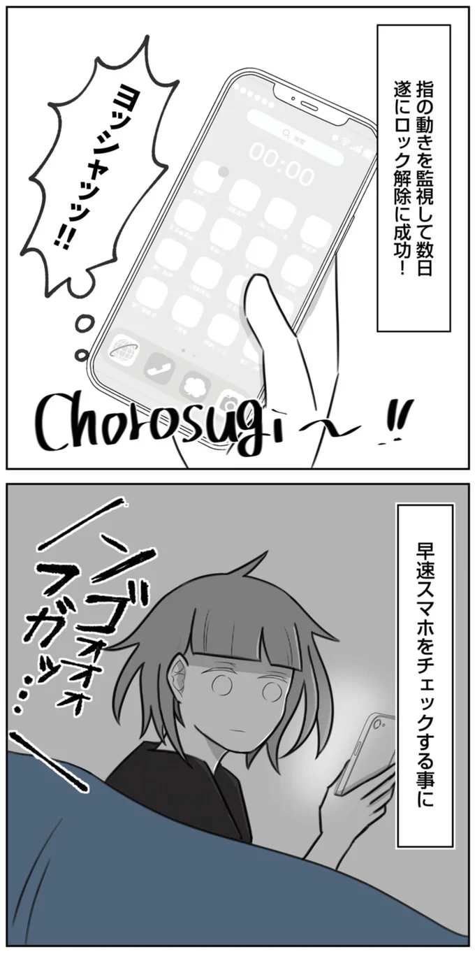 遂にロック解除に成功！