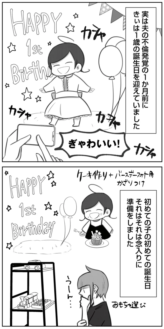 初めての子の初めての誕生日