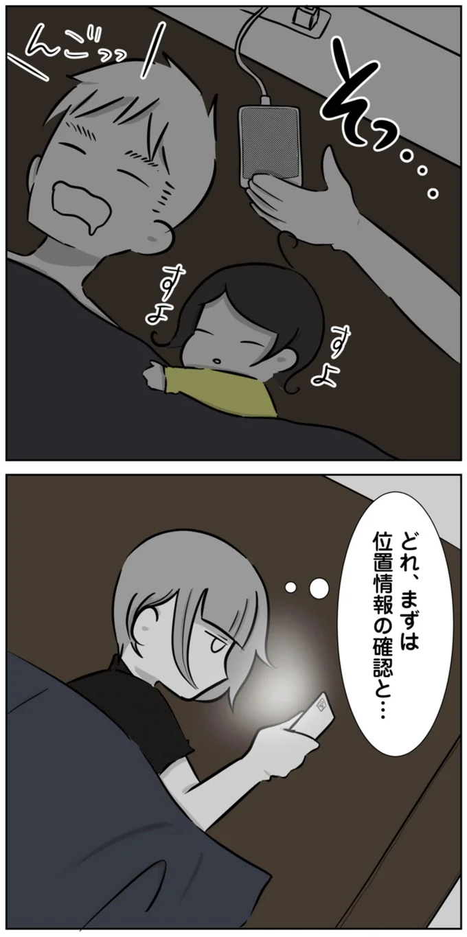 まずは位置情報の確認と…