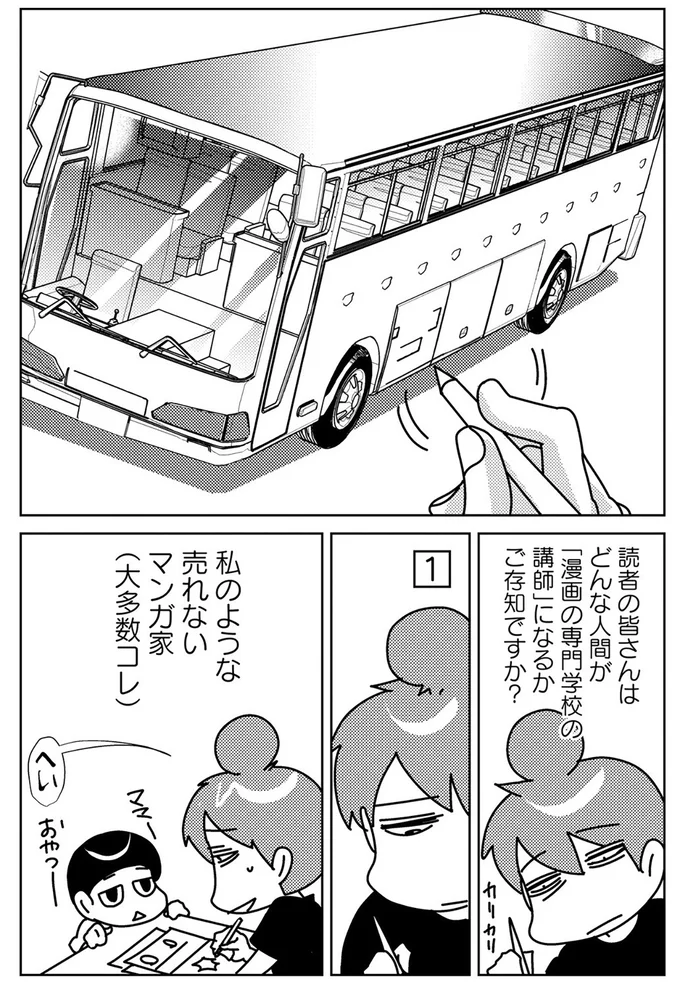 漫画の専門学校の講師
