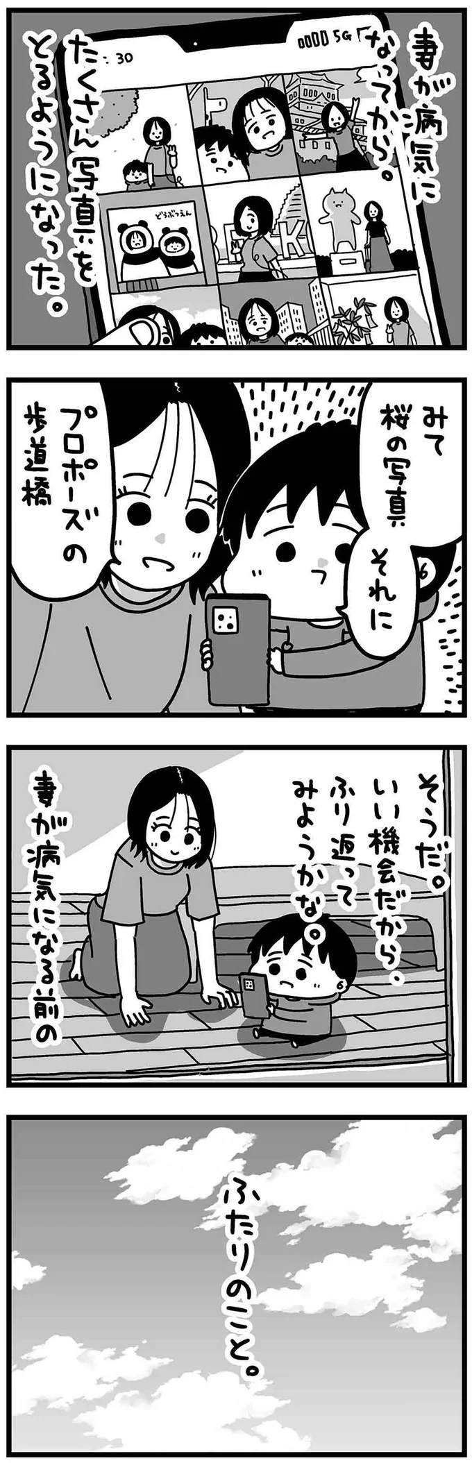 妻が病気になってからたくさん写真をとるようになった。