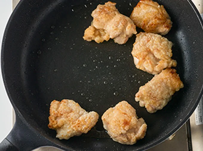 両面に焼き色をつける