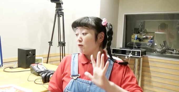 アフレコ現場のぽんぽこ・高木ひとみ◯さん