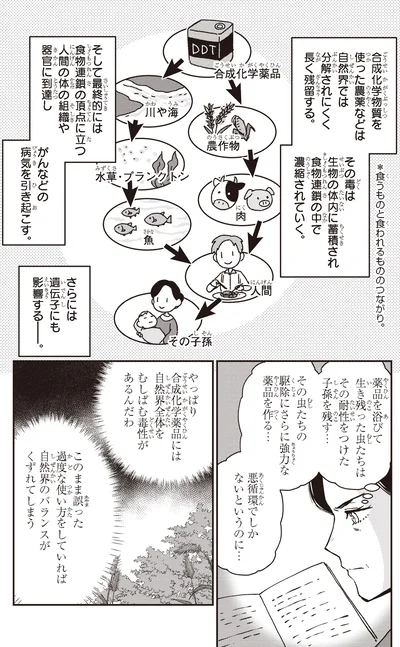自然界のバランスがくずれてしまう