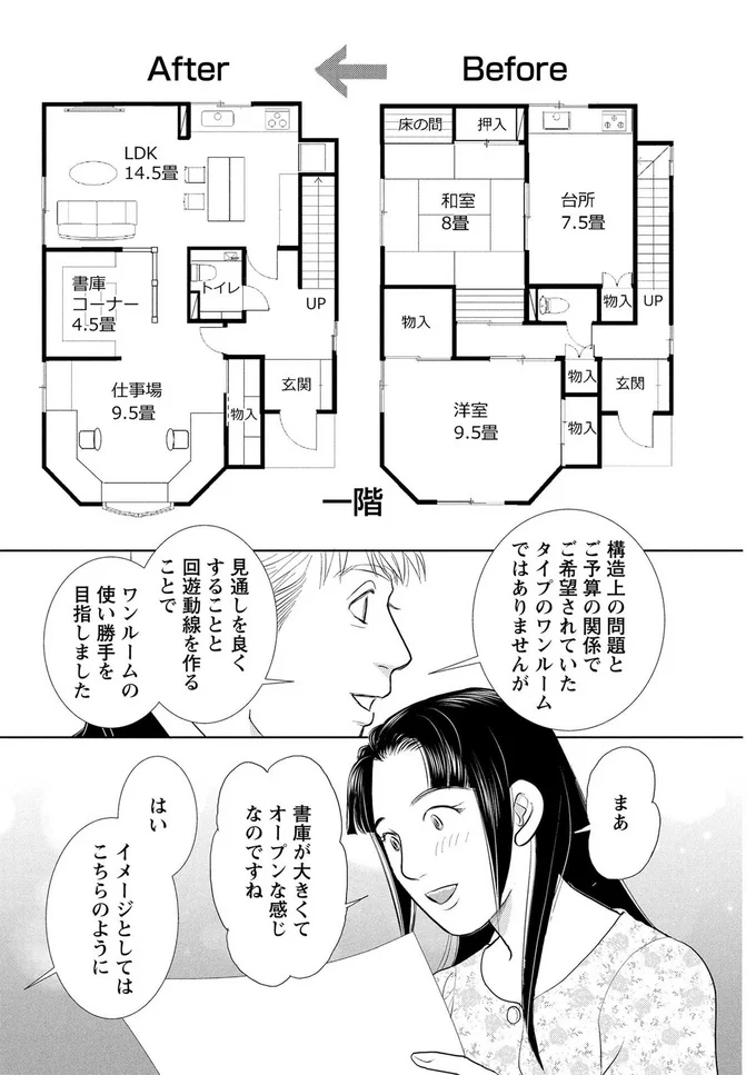 書庫が大きくてオープンな感じなのですね