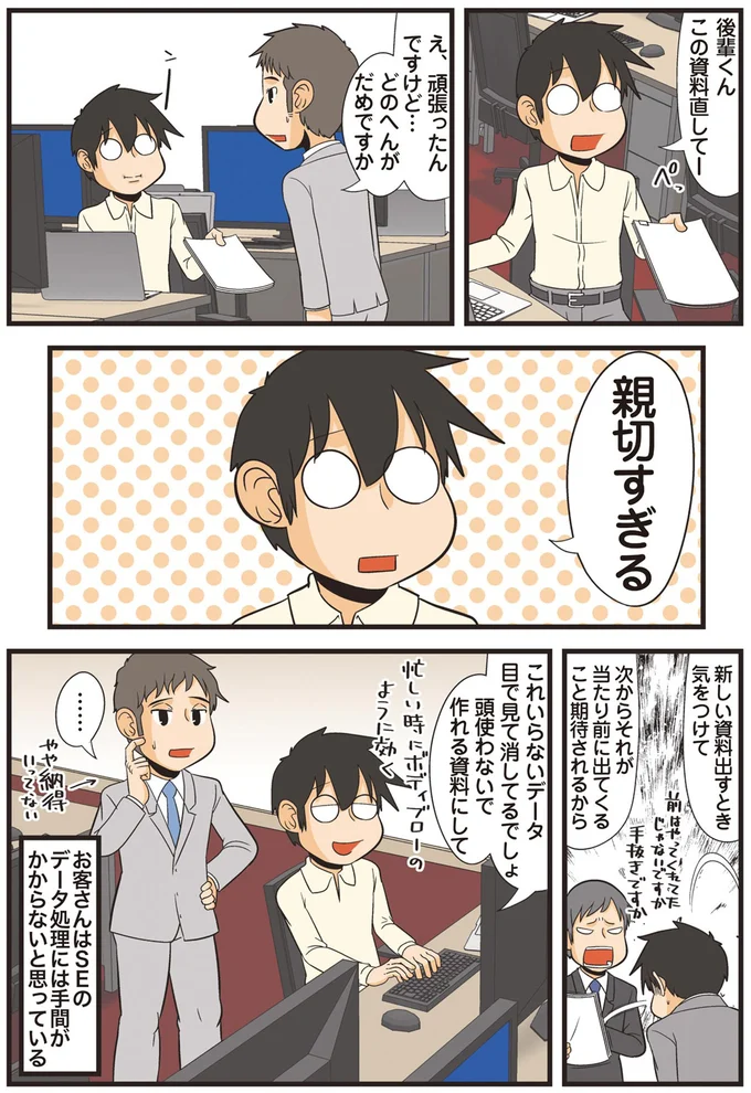 頭使わないで作れる資料にして