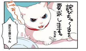 もはや当たり屋じゃん！ どうしてもお気に入りのフードが欲しい猫の作戦とは／愛されたがりの白猫ミコさん（6）