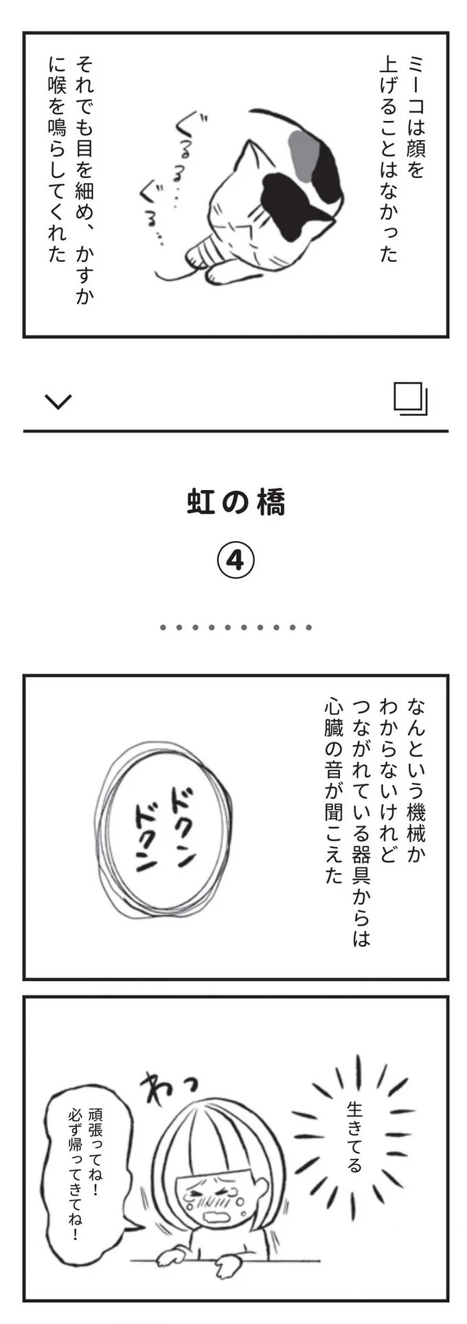 ミーコは顔を上げることはなかった