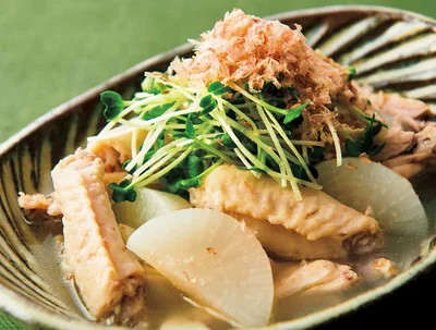 手羽中大根のうま塩蒸し煮