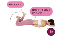 便秘解消にも効果あり！ 寝ながらでもOKの痩せストレッチを実践／つまぷるストレッチ図鑑（4）