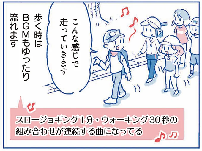 歩く時はBGMもゆったり