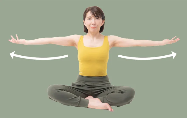 肩と首コリがすっきりするかも？ 不調撃退エクササイズ「腕キラキラ」／美体感やせルーティン（7）