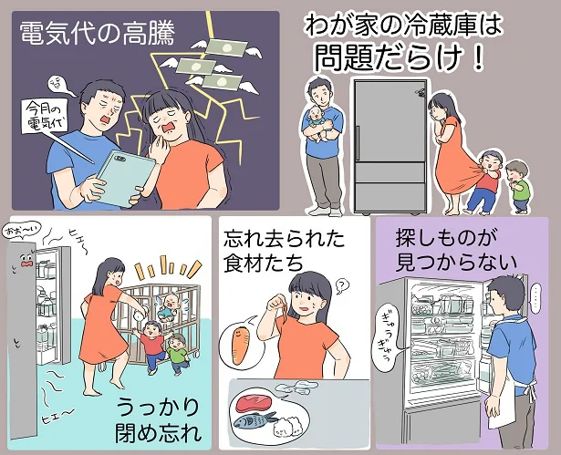 わが家の冷蔵庫は問題だらけ！