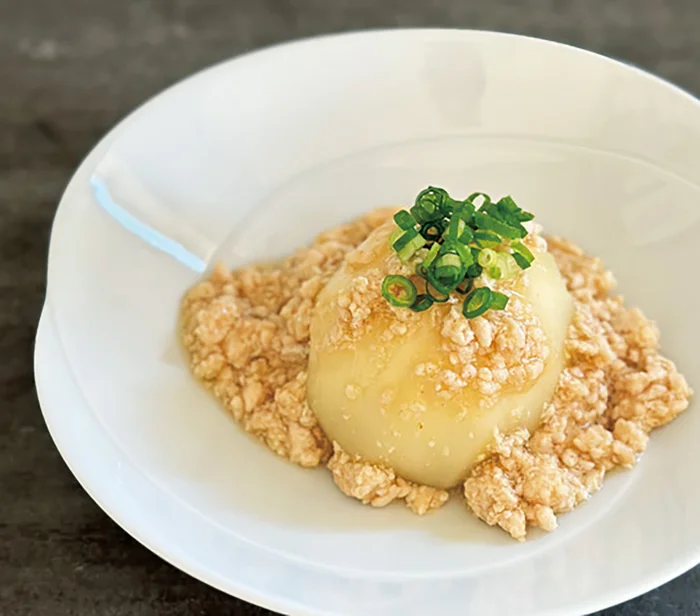 冬が旬の甘いかぶをそのままレンチン！『丸ごとかぶそぼろあん』／野菜のレシピ事典（4）