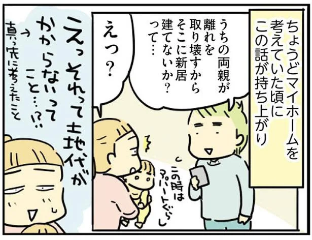 マイホームを考えていた頃に