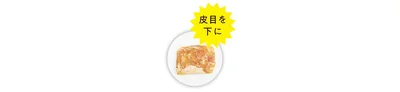 裏返し、両端に隙間を開けてラップをかけて4分レンチン