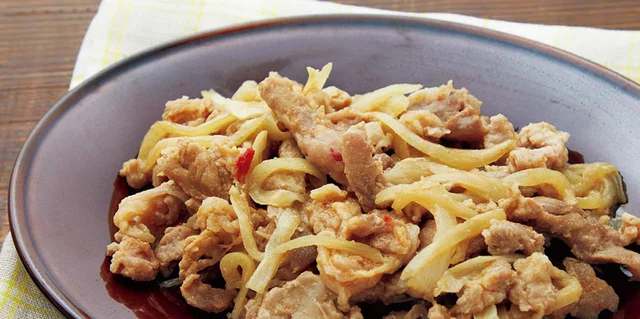 下味冷凍からレンチン9分。平日の夕飯ストックに便利な『豚肉と玉ねぎの旨みそ炒め』／冷凍レンチンパック（5）