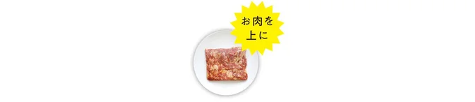 中身を耐熱皿に出し、ラップをかけて8分レンチンして混ぜる