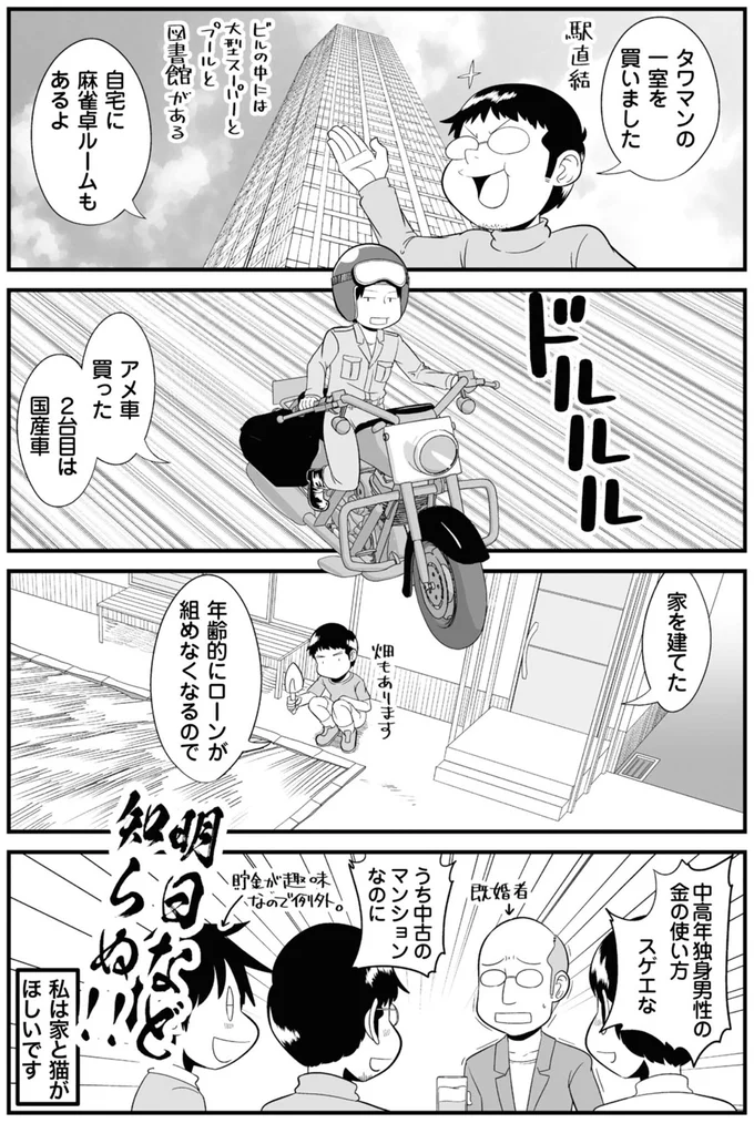 中高年独身男性のお金の使い方　スゲエな