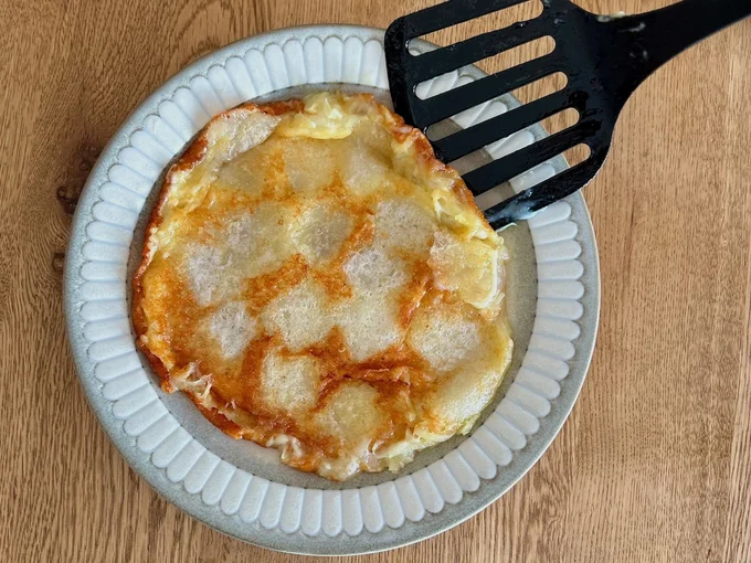 表面がカリッと焼き上がりました