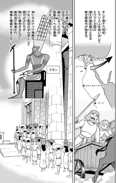 『角川まんが学習シリーズ-世界の歴史-1-人類誕生と古代の王国-七〇〇万年前～紀元前六〇〇年』より