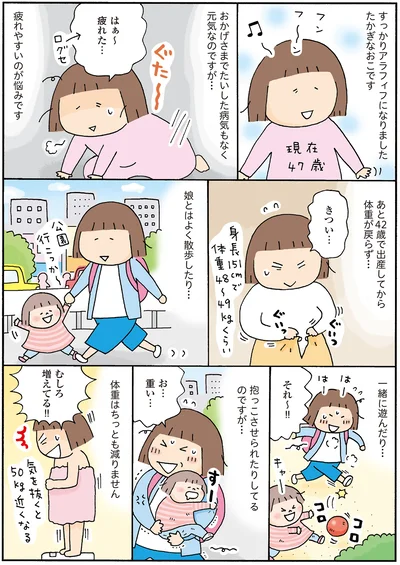 体重はちっとも減りません