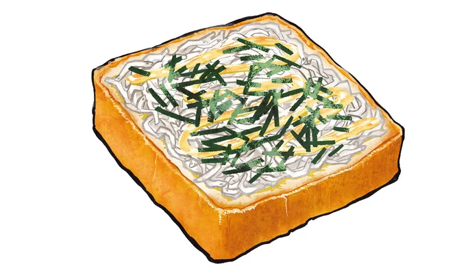 マヨしらすトースト