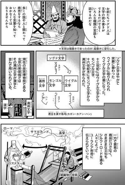 『角川まんが学習シリーズ　世界の歴史　４ 唐・シルク=ロードとイスラーム教の発展 四〇〇～八〇〇年』より