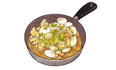 冷凍殻つきあさりの酒蒸し